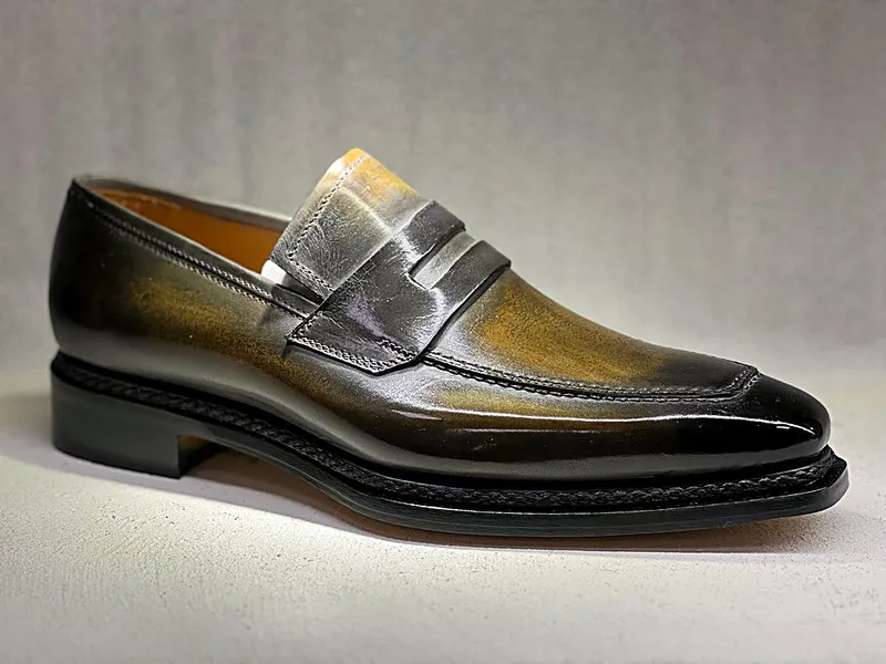 Mocassino bicolore