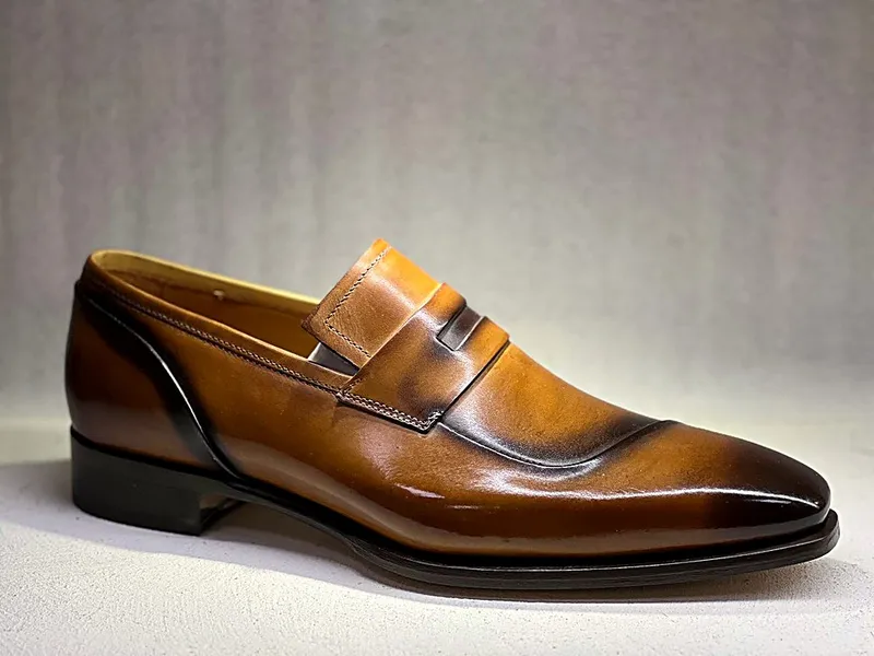 Mocassino cognac
